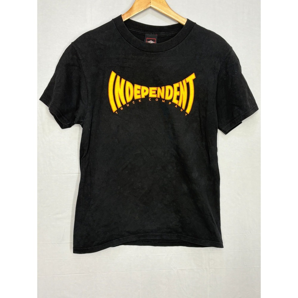 Independent‎ Truck Co. Spanning Skate T-Shirt Mens Black Short Sleeve Small Y2K